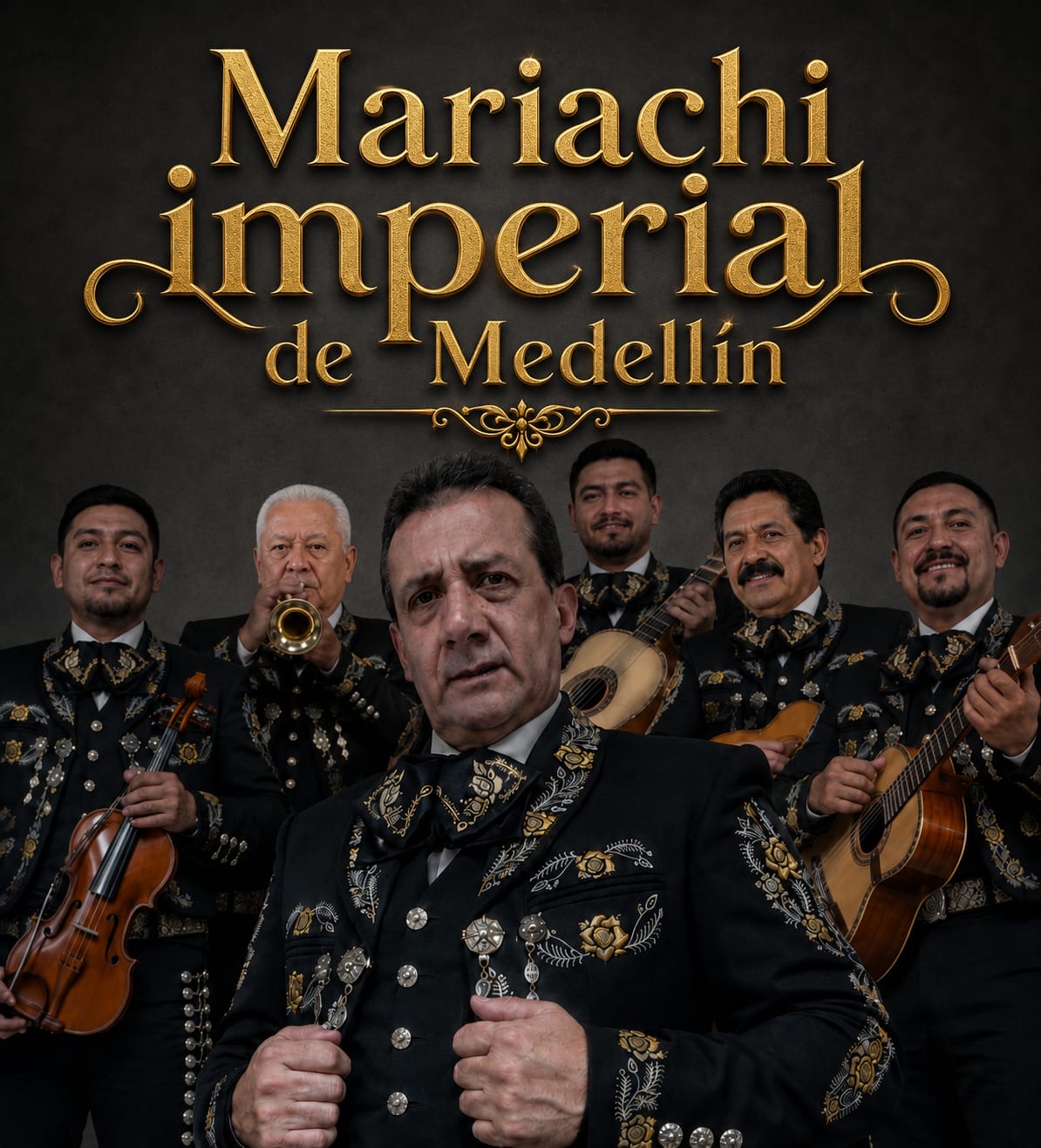 Mariachi Imperial de Medellín - Grupo completo